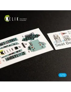 SU-27 interior 3D decals for Trumpeter kit, 1/72 - Kelik K72040