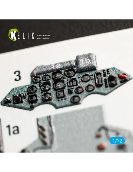 SU-27 interior 3D decals for Trumpeter kit, 1/72 - Kelik K72040