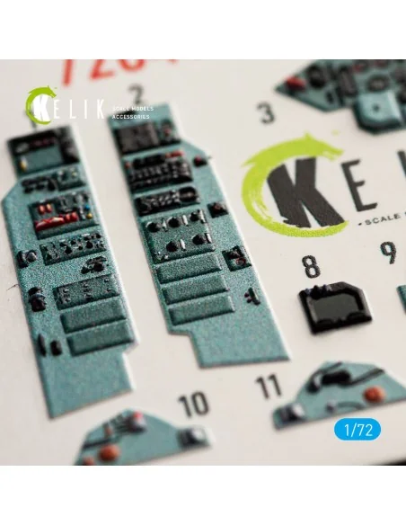 SU-27UB interior 3D decals for Trumpeter kit, 1/72 - Kelik K72041