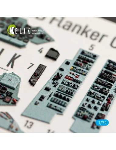[NO_DESC] SU-27UB interior 3D decals for Trumpeter kit, 1/72 - Keli...