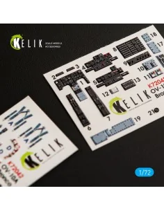 OV-10A Bronco interior 3D decals for ICM kit, 1/72 - Kelik K72042