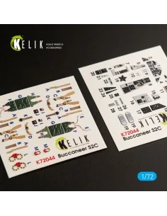 Blackburn Buccaneer S.2C interior 3D decals for Airfix kit, 1/72 - ...