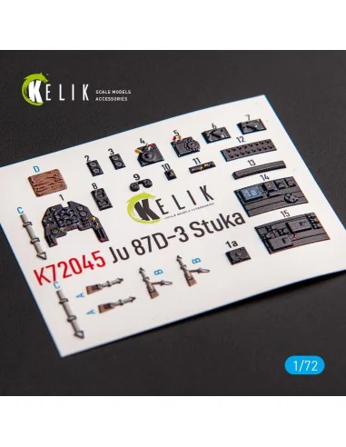 Junkers Ju 87D-3 Stuka - Interior 3D Decal for Special Hobby kit, 1...