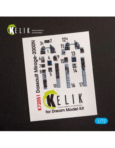 [NO_DESC] Mirage - 2000N - interior 3D decals for Dream Model kit, ...