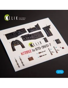 Junkers Ju87D-3N/D-7 - interior 3D decals for Fujimi/Hobby 2000 kit...