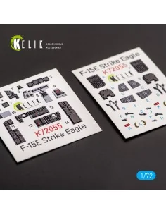 F-15E Strike Eagle - interior 3D decals for Revell kit, 1/72 - Keli...
