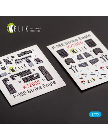 F-15E Strike Eagle - interior 3D decals for Revell kit, 1/72 - Keli...