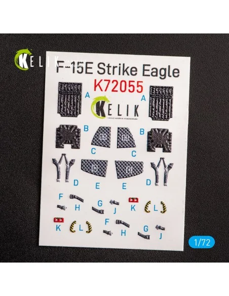 F-15E Strike Eagle - interior 3D decals for Revell kit, 1/72 - Keli...