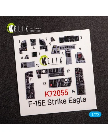 [NO_DESC] F-15E Strike Eagle - interior 3D decals for Revell kit, 1...