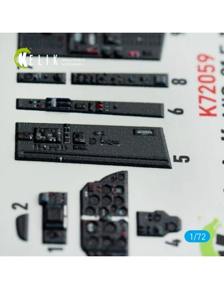 MiG-21 F-13 interior 3D decals for Revell kit, 1/72 - Kelik K72059