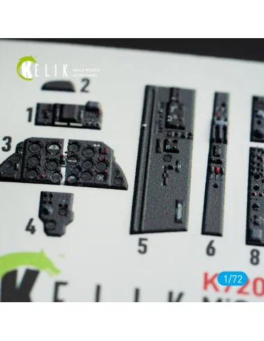 MiG-21 F-13 interior 3D decals for Revell kit, 1/72 - Kelik K72059