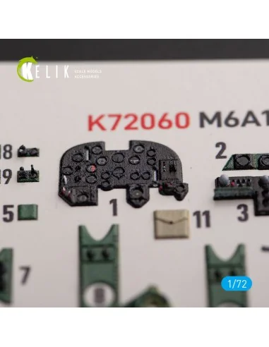 [NO_DESC] M6A1 Seiran/Nanzan interior 3D decals for Tamiya kit, 1/7...