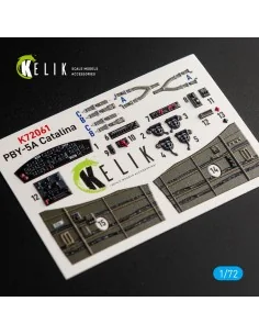 PBY-5A Catalina interior 3D decals for Academy kit, 1/72 - Kelik K7...