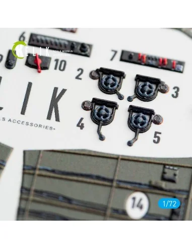 PBY-5A Catalina interior 3D decals for Academy kit, 1/72 - Kelik K7...