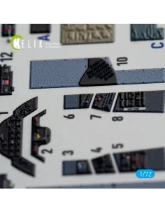 A1H Skyraider interior 3D decals for Hasegawa kit, 1/72 - Kelik K72064 2