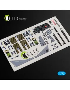A-6E Intruder interior 3D decals for Italeri kit, 1/72 - Kelik K72067