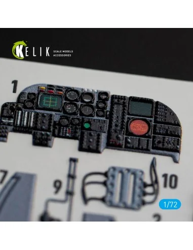 A-6E Intruder interior 3D decals for Italeri kit, 1/72 - Kelik K72067