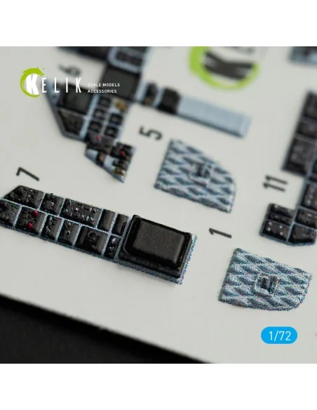 F-15E Strike Eagle interior 3D decals for Hasegawa kit, 1/72 - Keli...