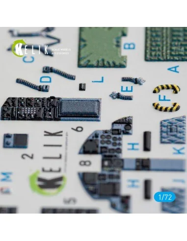 [NO_DESC] F-15C Strike Eagle interior 3D decals for Hasegawa kit, 1...