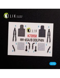 HH-65A/B Dolphin interior 3D decals for Dream Model kit, 1/72 - Kel... 2