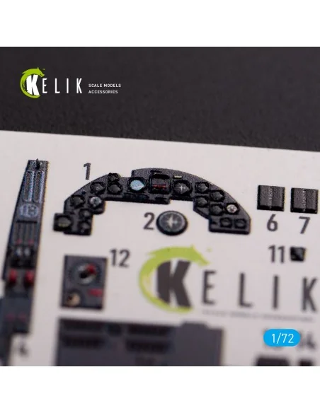 Junkers JU 88 A-4 interior 3D decals for Revell kit, 1/72 - Kelik K...