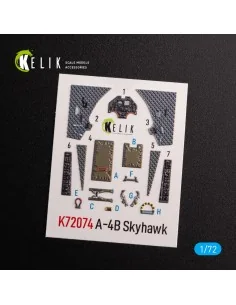 A-4B Skyhawk interior 3D decals for Hobby 2000/Fujimi kit, 1/72 - K... 2