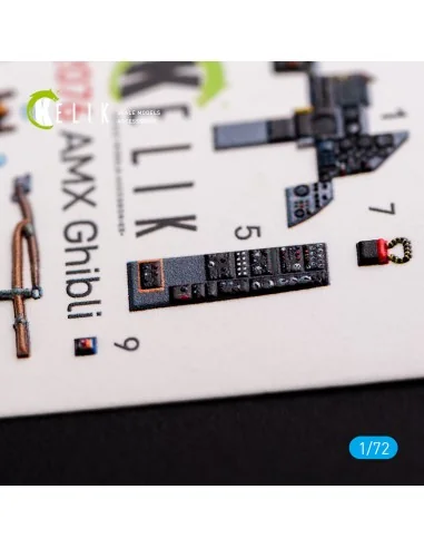 Amx Ghibli interior 3D decals for Italeri kit, 1/72 - Kelik K72076
