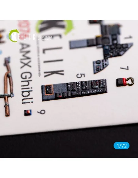 Amx Ghibli interior 3D decals for Italeri kit, 1/72 - Kelik K72076