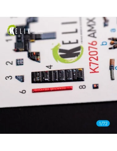 [NO_DESC] Amx Ghibli interior 3D decals for Italeri kit, 1/72 - Kel...
