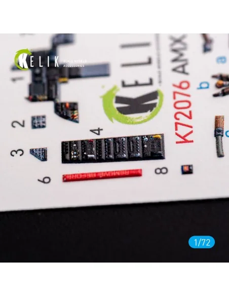 Amx Ghibli interior 3D decals for Italeri kit, 1/72 - Kelik K72076