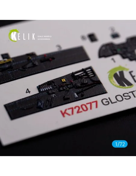Gloster Meteor F.8 interior 3D decals for Airfix kit, 1/72 - Kelik ...