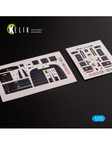 [NO_DESC] CH-53D Sea Stallion interior 3D decals for Fujimi/Academy...