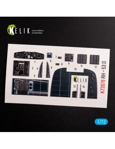 [NO_DESC] CH-53D Sea Stallion interior 3D decals for Fujimi/Academy...