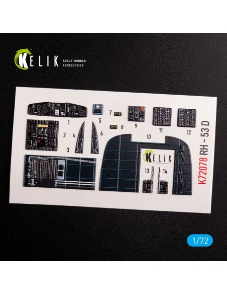 [NO_DESC] CH-53D Sea Stallion interior 3D decals for Fujimi/Academy...