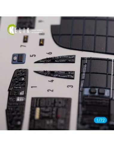 CH-53D Sea Stallion interior 3D decals for Fujimi/Academy kit, 1/72...