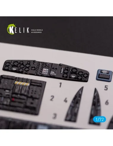 CH-53D Sea Stallion interior 3D decals for Fujimi/Academy kit, 1/72...