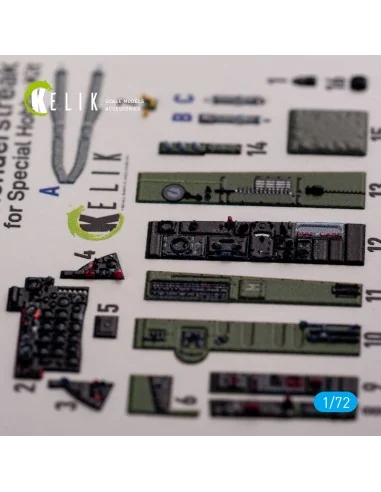 F-84F Thunderstreak interior 3D decals for Special Hobby kit, 1/72 ...