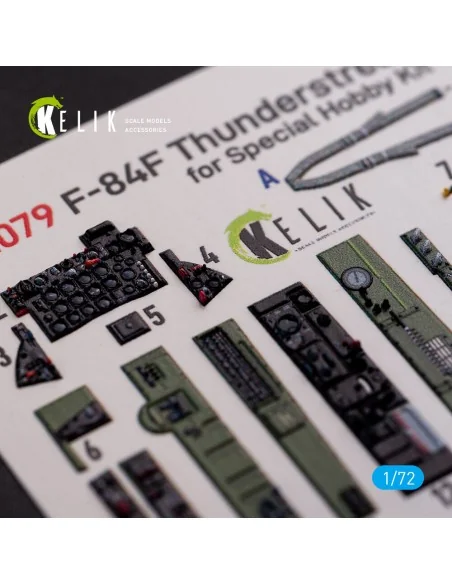 F-84F Thunderstreak interior 3D decals for Special Hobby kit, 1/72 ...