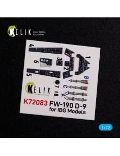 [NO_DESC] Fw 190 D-9 interior 3D decals for IBG Models kit, 1/72 - ... 2