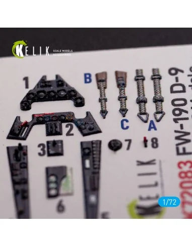 [NO_DESC] Fw 190 D-9 interior 3D decals for IBG Models kit, 1/72 - ...