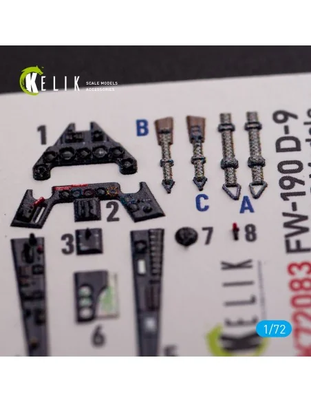 [NO_DESC] Fw 190 D-9 interior 3D decals for IBG Models kit, 1/72 - ...