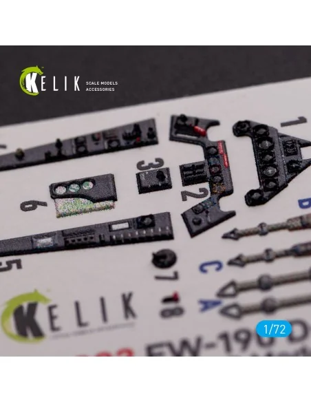 Fw 190 D-9 interior 3D decals for IBG Models kit, 1/72 - Kelik K72083
