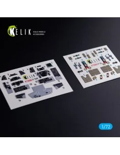 F-14A Tomcat - interior 3D decals for Hasegawa kit, 1/72 - Kelik K7...