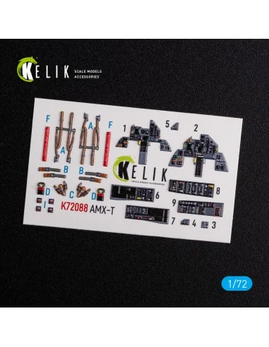 AMX-T interior 3D decals for Italeri kit, 1/72 - Kelik K72088