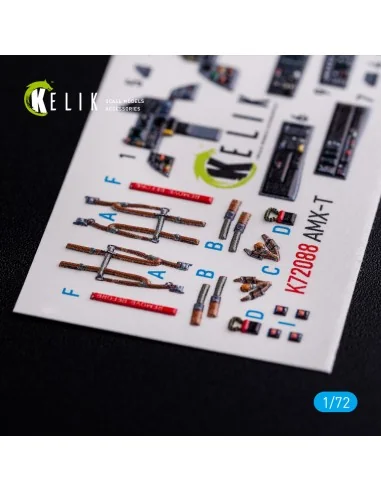 AMX-T interior 3D decals for Italeri kit, 1/72 - Kelik K72088