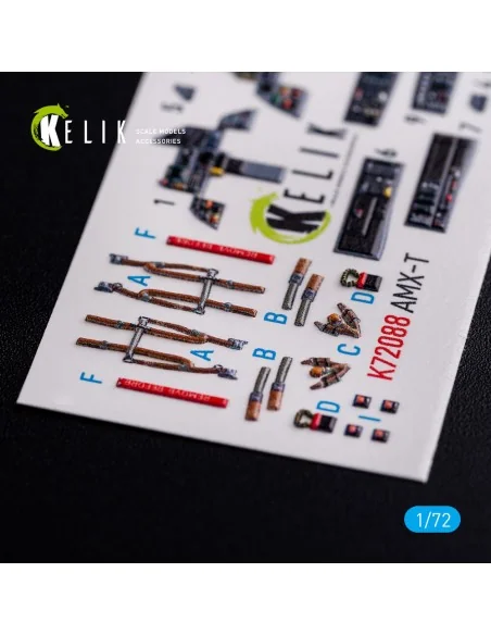 AMX-T interior 3D decals for Italeri kit, 1/72 - Kelik K72088