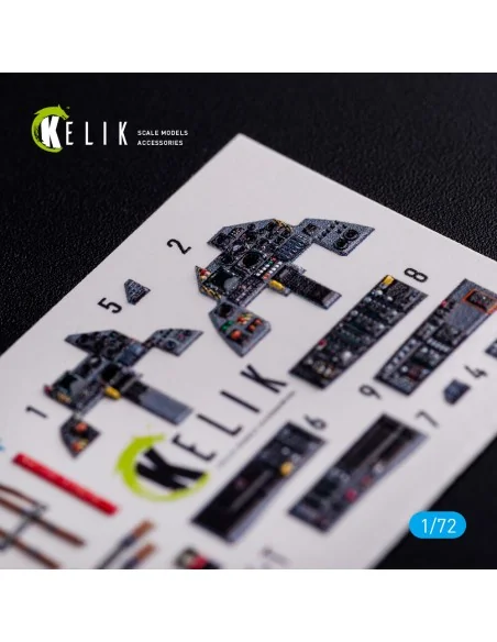 AMX-T interior 3D decals for Italeri kit, 1/72 - Kelik K72088