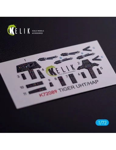 Eurocopter Tiger UHT/HAP interior 3D decals for Revell kit, 1/72 - ...