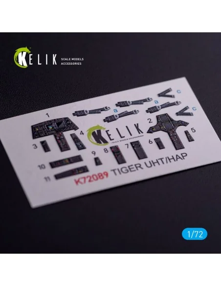 Eurocopter Tiger UHT/HAP interior 3D decals for Revell kit, 1/72 - ...
