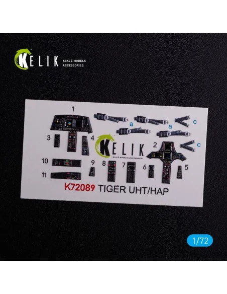 Eurocopter Tiger UHT/HAP interior 3D decals for Revell kit, 1/72 - ...